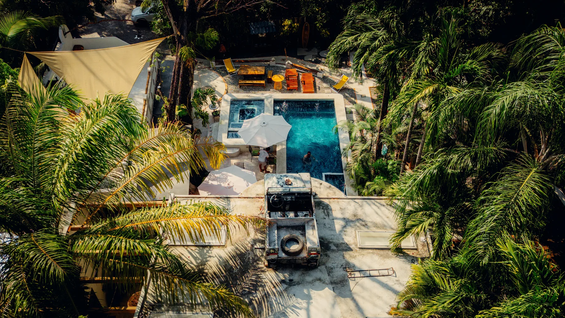 Pool & gardens